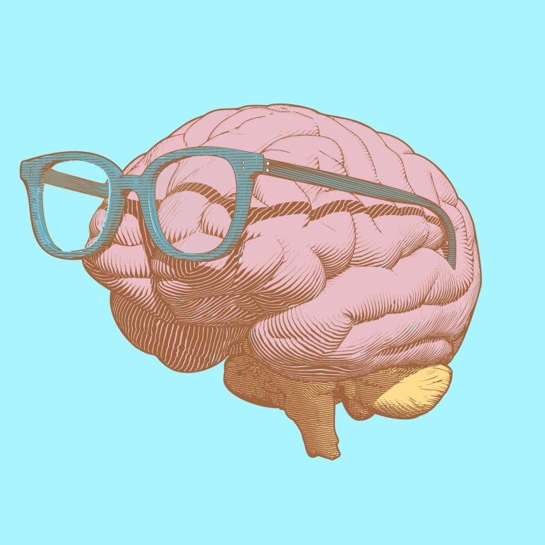 Cerveau à lunettes